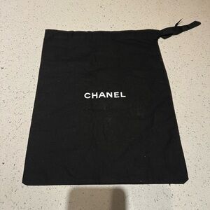 Chanel black dustbag 12 x 14